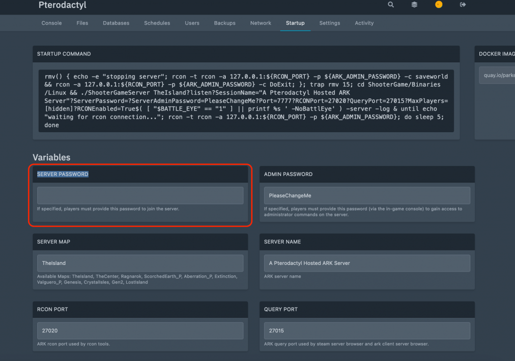 Как подключиться к своему серверу ARK:SE, как установить пароль на сервер?